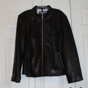 Wilsons Leather Black Rivet Jacket Size 2X Like new